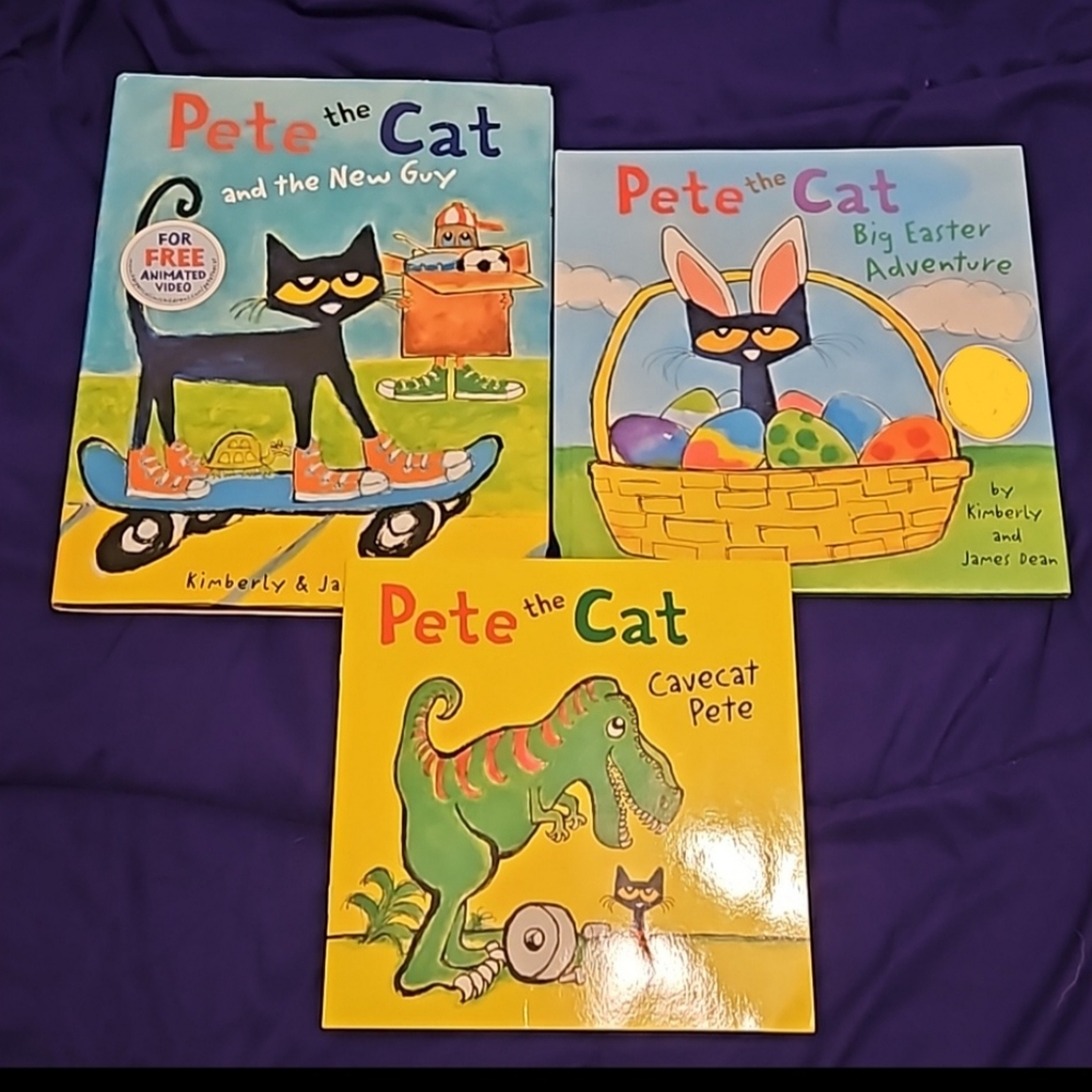 3 Pete the Cat books